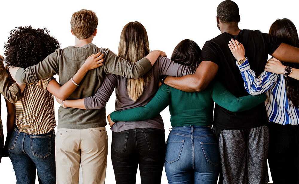 Group of People Interlocked